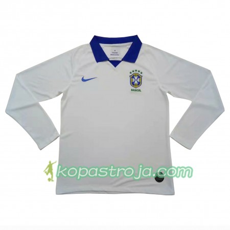 Billiga Fotbollströjor Brasilien Borta tröja Copa América 2019 Långärmad